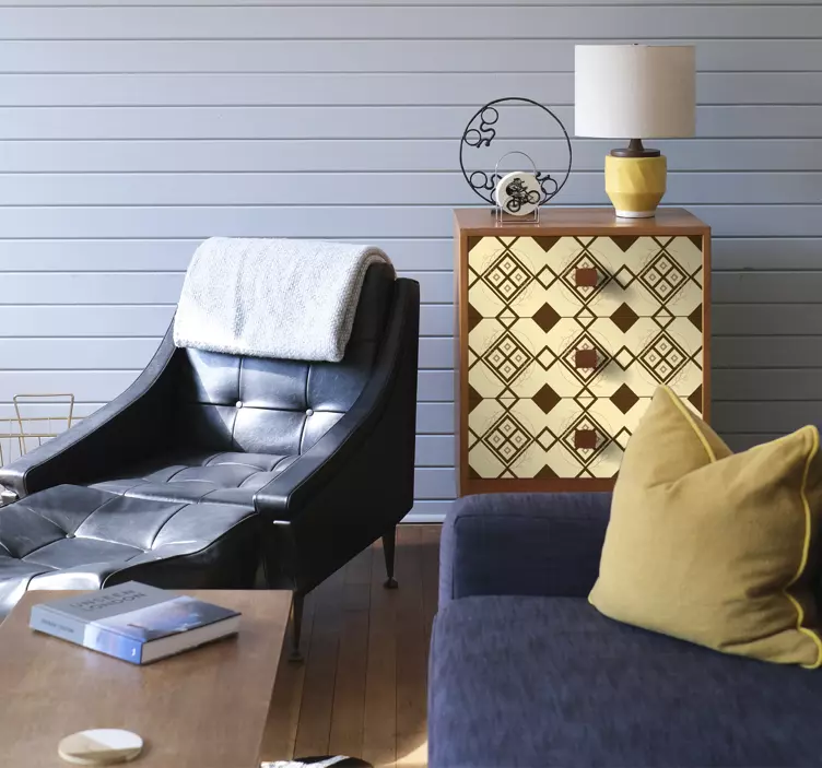 Möbelfolie mapuche-rhombus-design - TenStickers