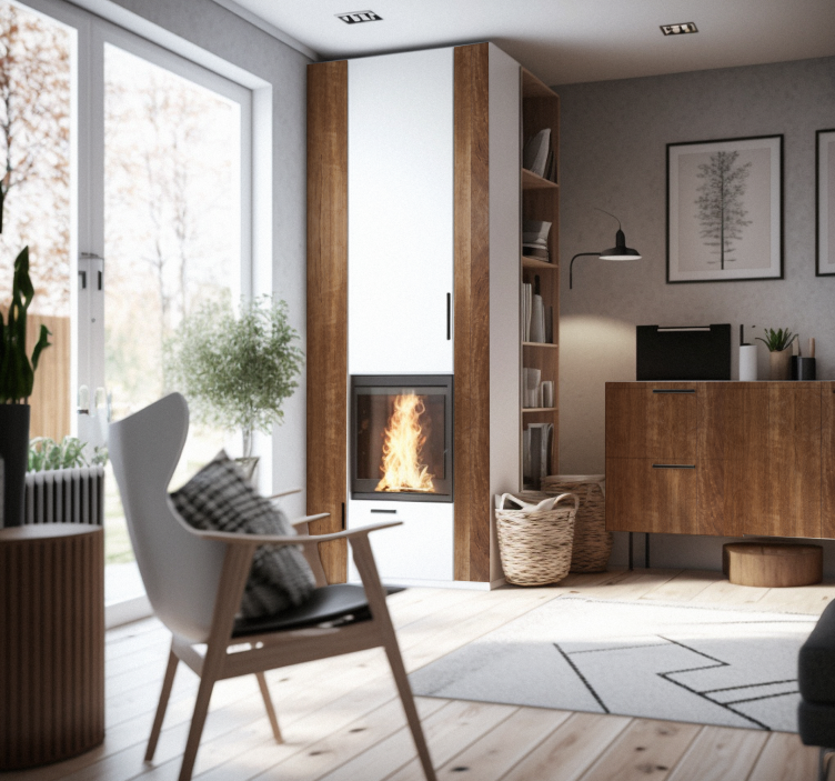 möbelfolie holztextur braun - TenStickers