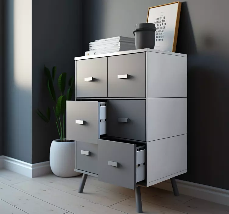 möbelfolie grau - TenStickers