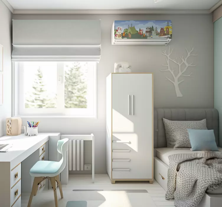 Wandtattoo Tier tier-Camp - TenStickers