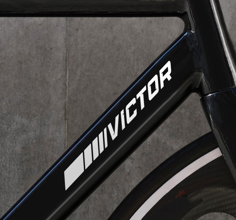 Fahrrad Aufkleber sportlicher stil - TenStickers