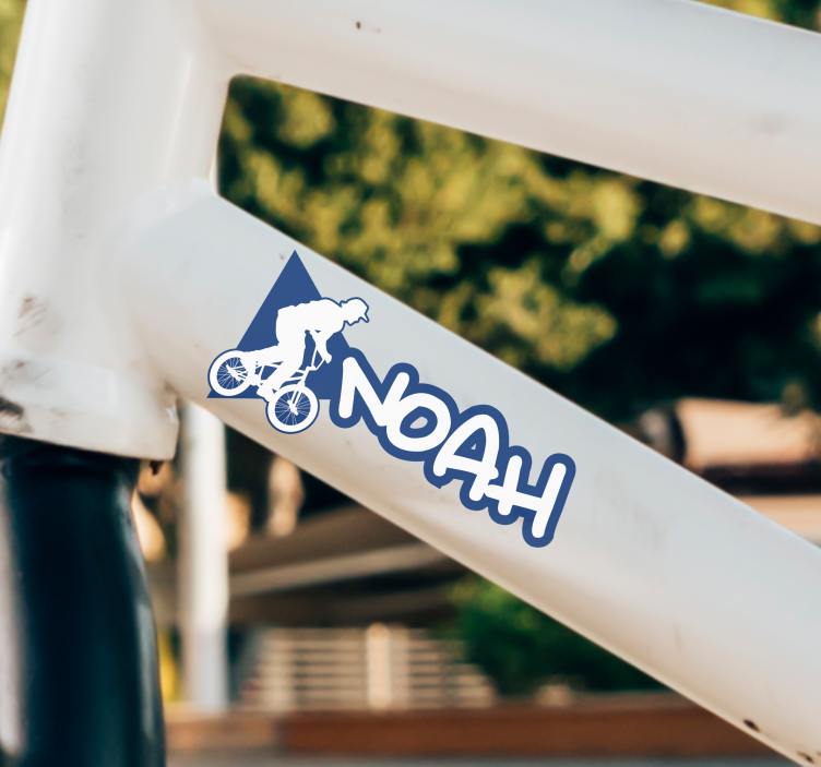 Fahrrad Aufkleber bmx-name - TenStickers