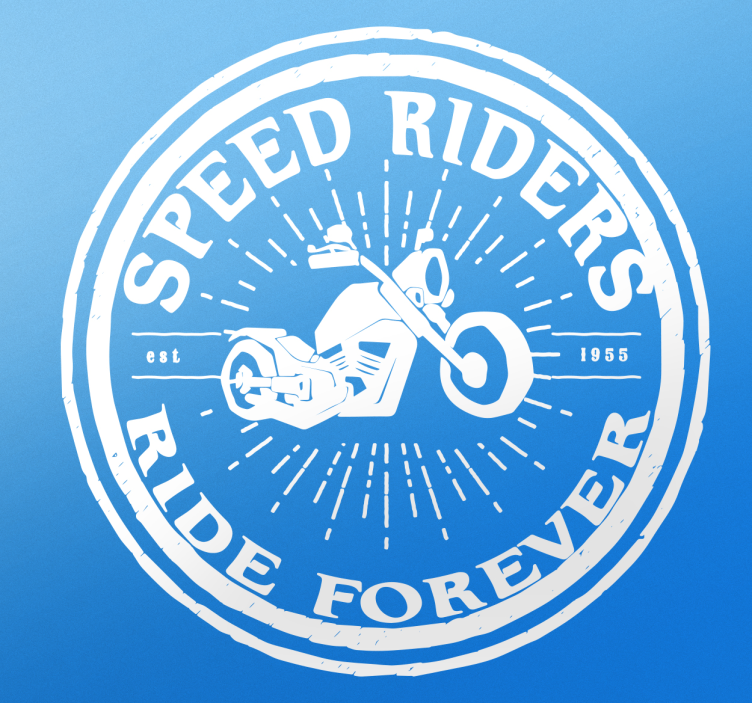 Aufkleber Motorrad Speed Riders - TenStickers