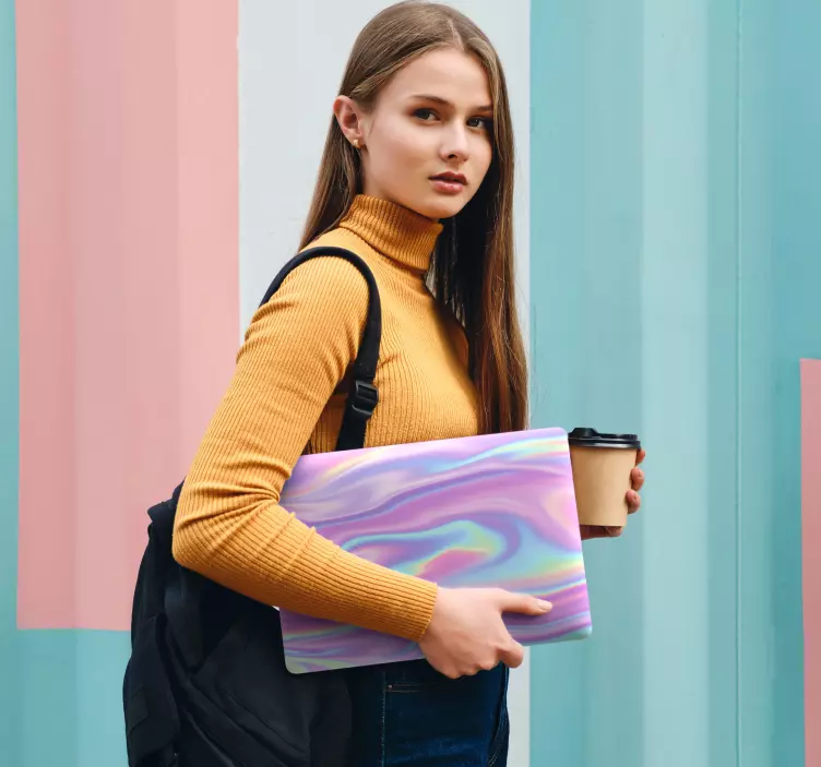 Wandtattoo Abstrakt Schillernder effekt für laptop - TenStickers