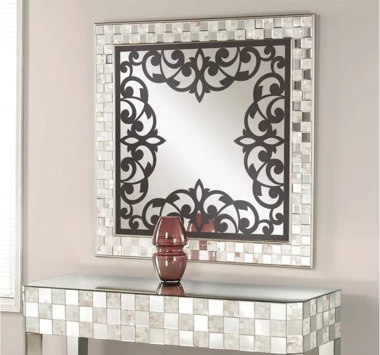 Antiker Rahmen Aufkleber - TenStickers