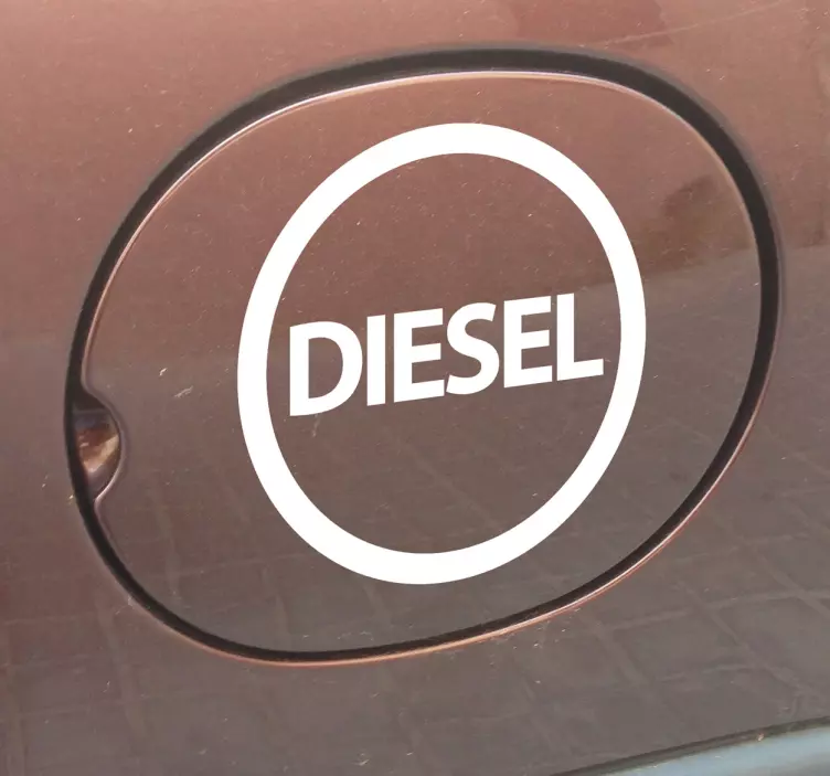 Aufkleber Auto Diesel - TenStickers