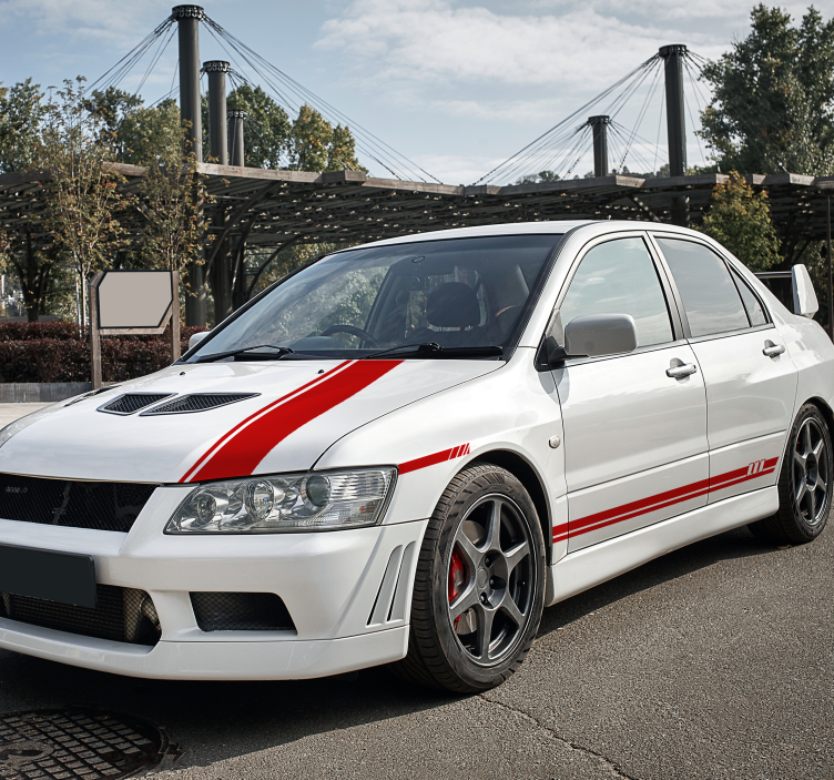 Autoaufkleber streifen 5er set - TenStickers