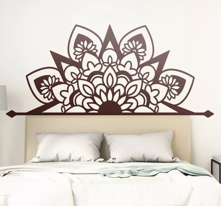 Wandtattoo floral Schöner mandala gedeihen stil - TenStickers