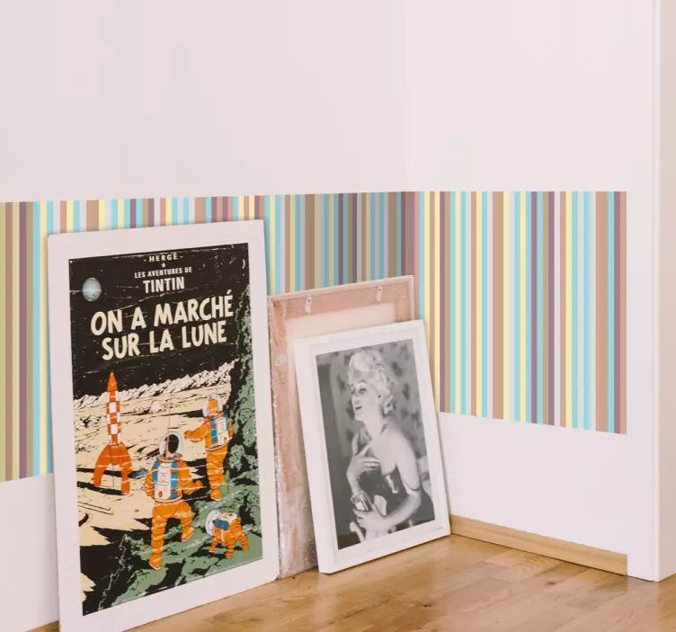 Aufkleber Linien Pastel - TenStickers