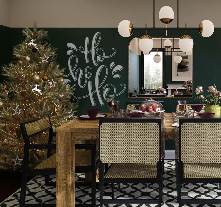 Weihnachtssticker Hohoho weihnachten - TenStickers