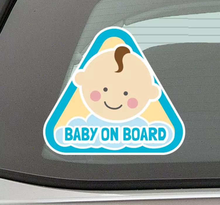 Autoaufkleber Baby on Board - TenStickers