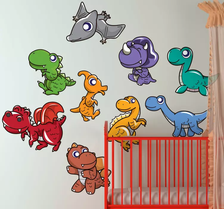Baby Dinos Aufkleber - TenStickers