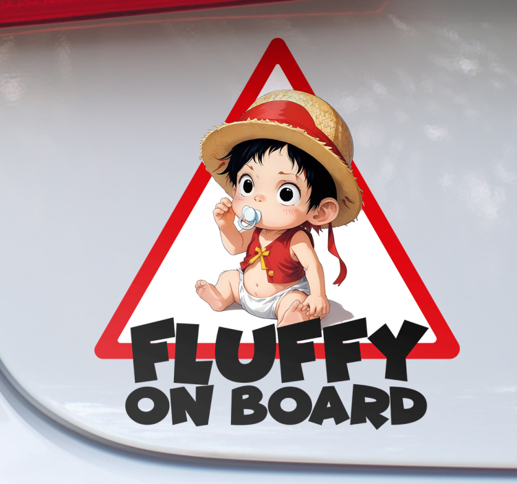 Baby on Board Aufkleber benutzerdefinierter anime-charakter - TenStickers