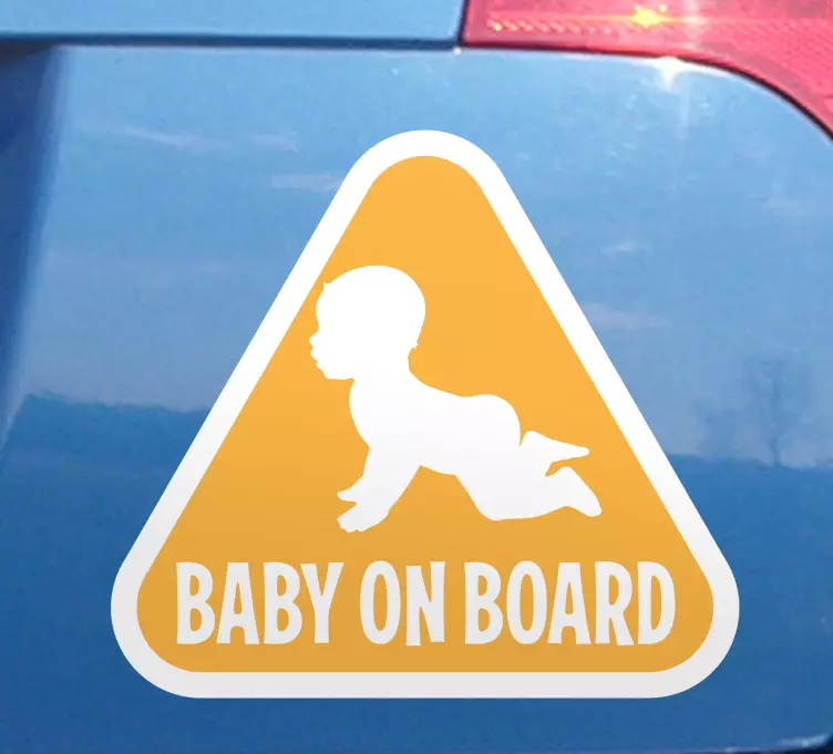 Baby on Board Aufkleber sicherheitsschild für babys - TenStickers
