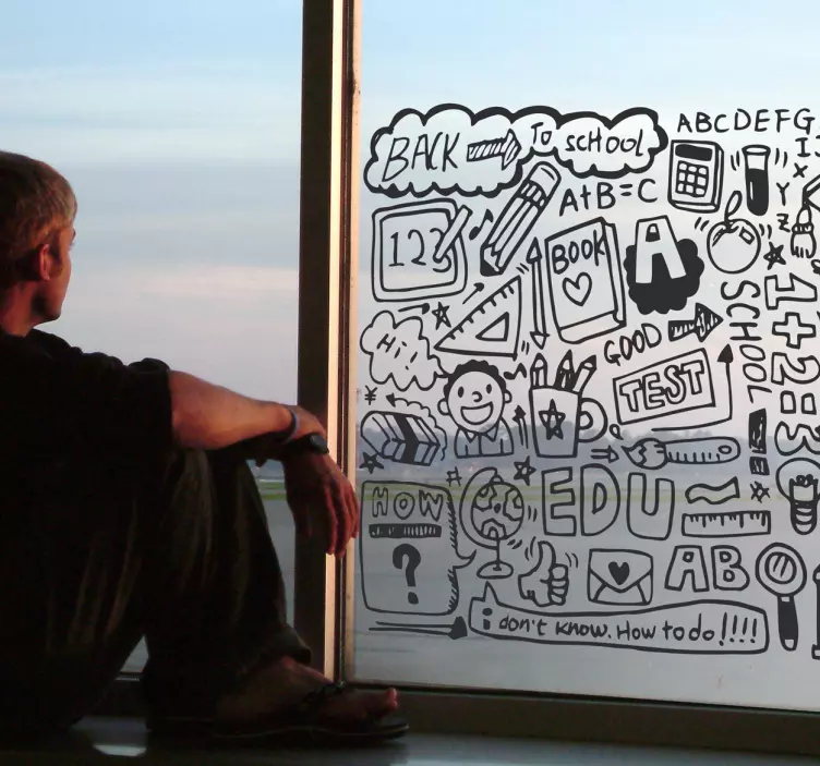 Back to School Aufkleber - TenStickers