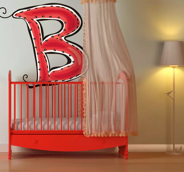 Buchstabe B Aufkleber - TenStickers