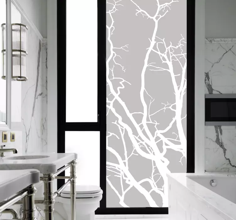 Transluzenter Weidenbaum Aufkleber - TenStickers