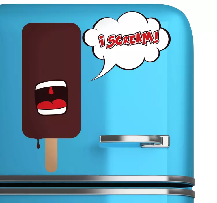 Eis Scream Sticker - TenStickers