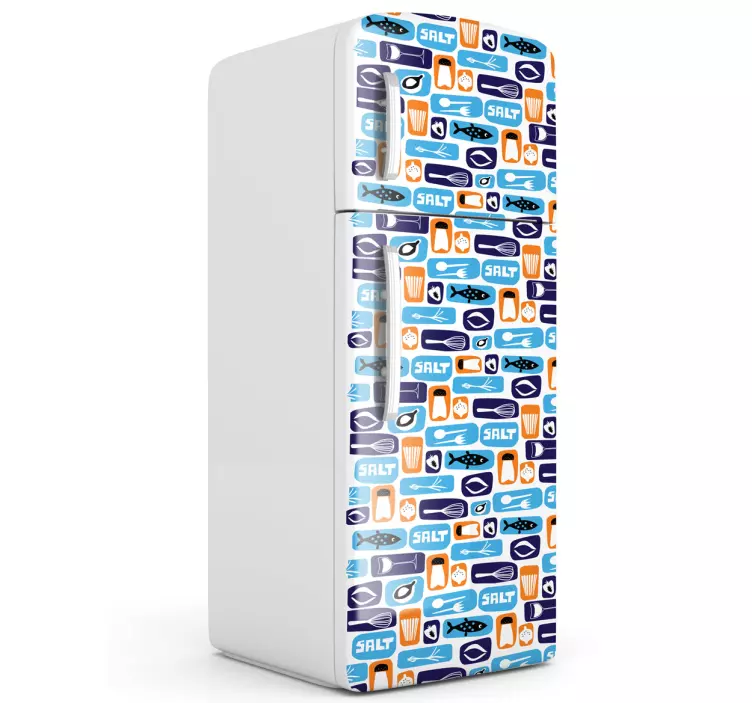 Essen Kühlschrank Aufkleber - TenStickers
