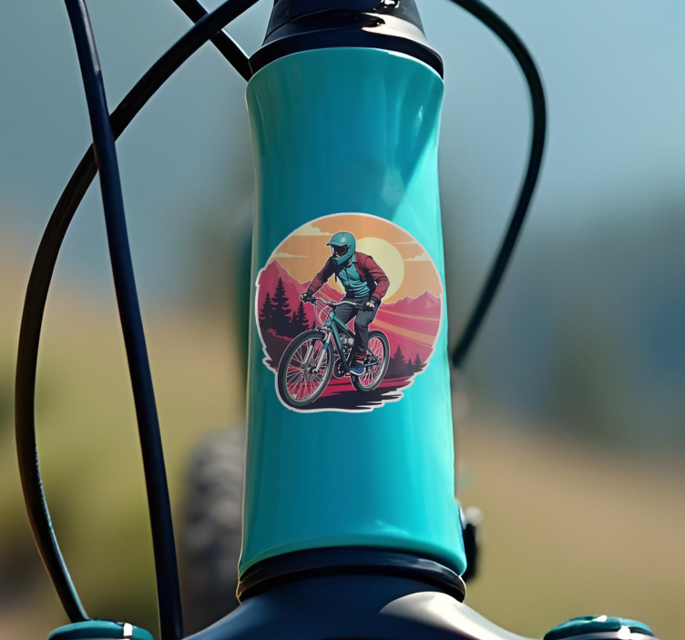 Fahrrad Aufkleber lustiger sommer - TenStickers