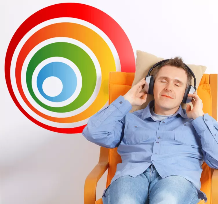 Farbkreis Aufkleber - TenStickers