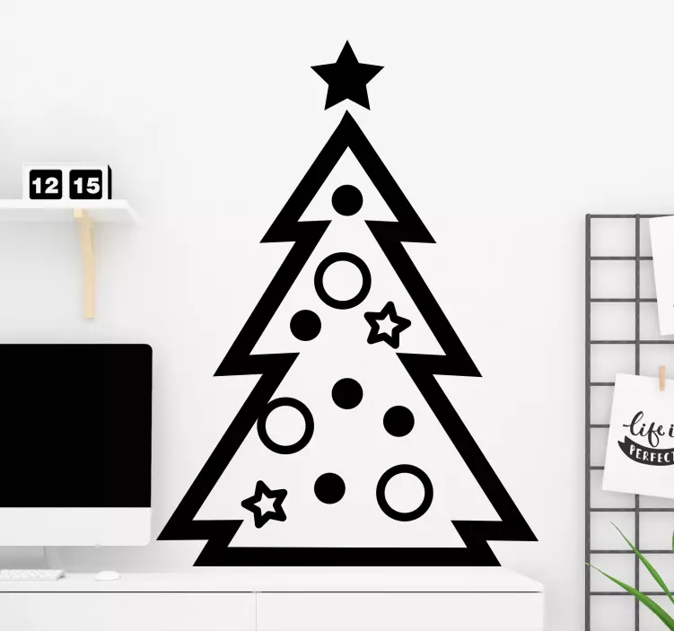 Feiertag Wandtattoo christbaumschmuck - TenStickers