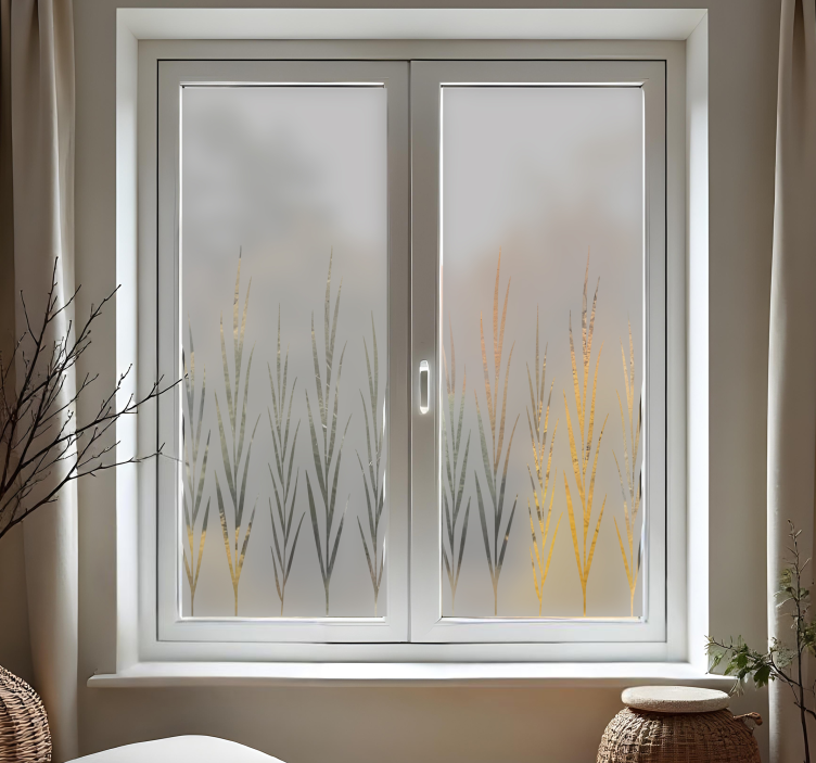 Fensteraufkleber vertikale pflanzen - TenStickers