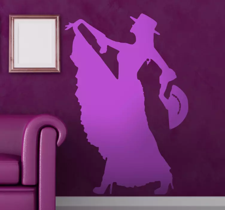 Flamencotänzerin Aufkleber - TenStickers