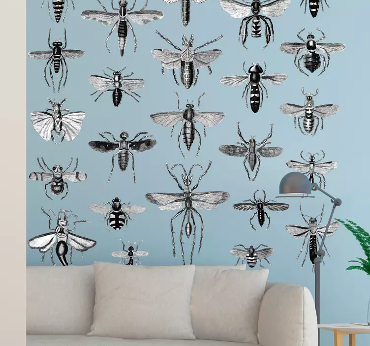 Fliegende Insekten Wandtattoo Set - TenStickers