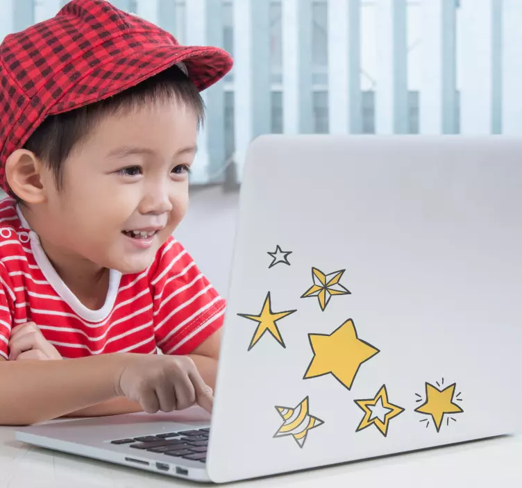 Form Wandtattoo Sterne - TenStickers