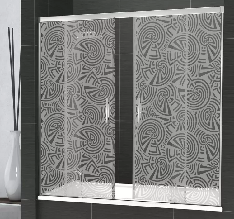 Fossil Duschwand Aufkleber - TenStickers