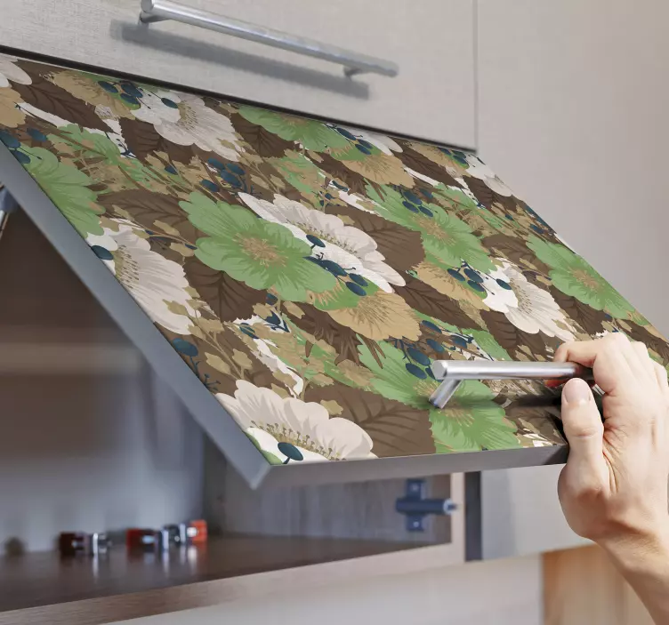 Frühlingsstrauß möbelaufkleber - TenStickers