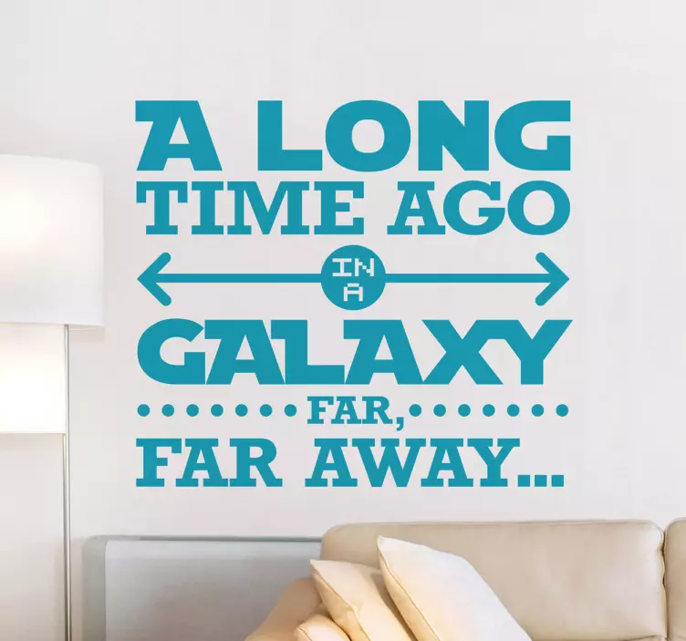 Galaxy far away Aufkleber - TenStickers