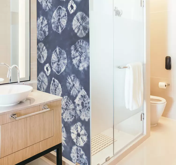 Glasaufkleber Batikoptik - TenStickers