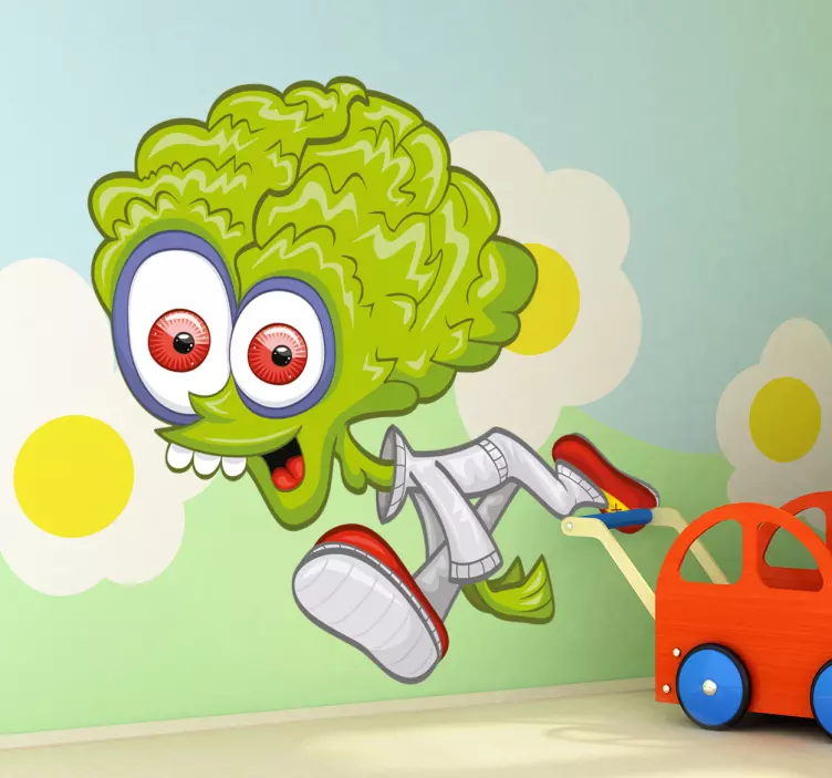 Grünes Alien Aufkleber - TenStickers