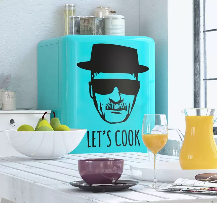Heisenberg let's cook Sticker - TenStickers