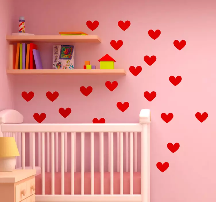 Herzchen Aufkleber - TenStickers