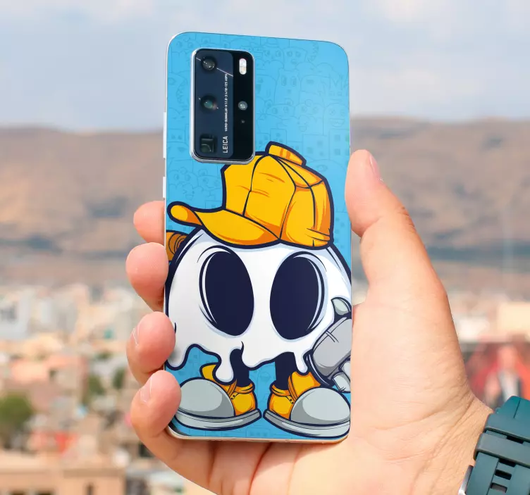 Huawei Sticker geisterfigur mit hut - TenStickers