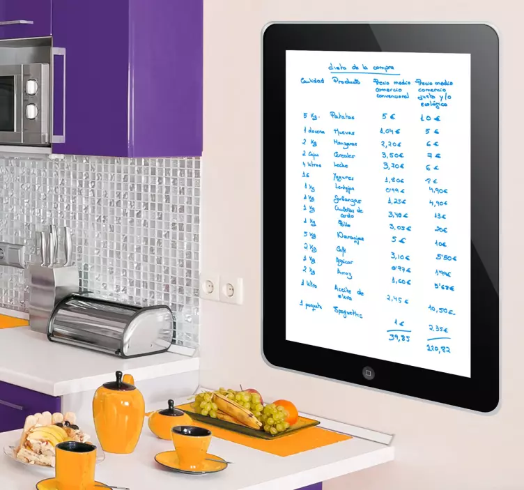 Whiteboardfolie iPad - TenStickers