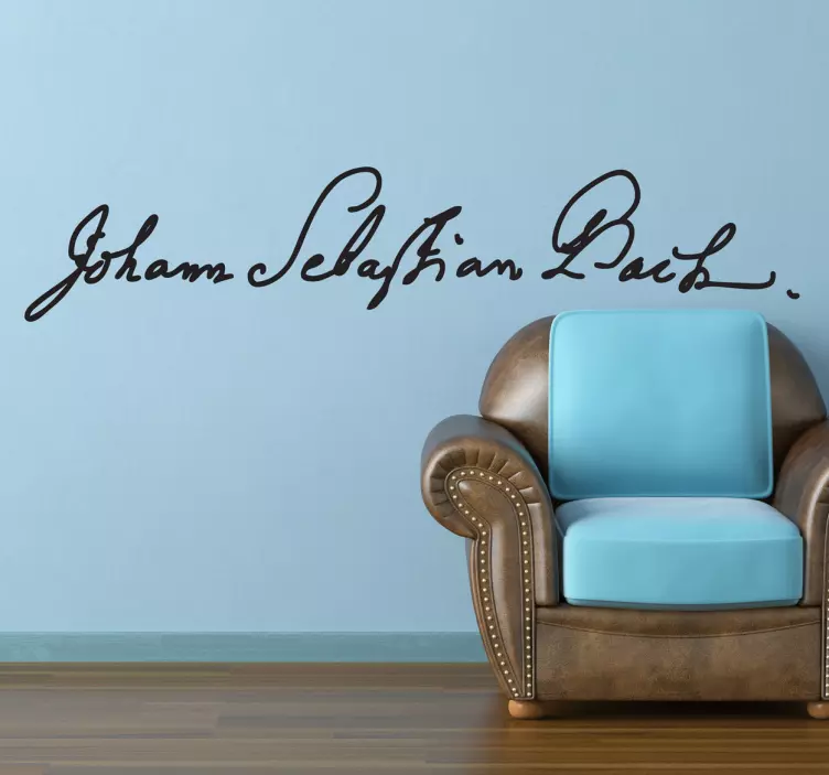 Johann Sebastian Bach Aufkleber - TenStickers