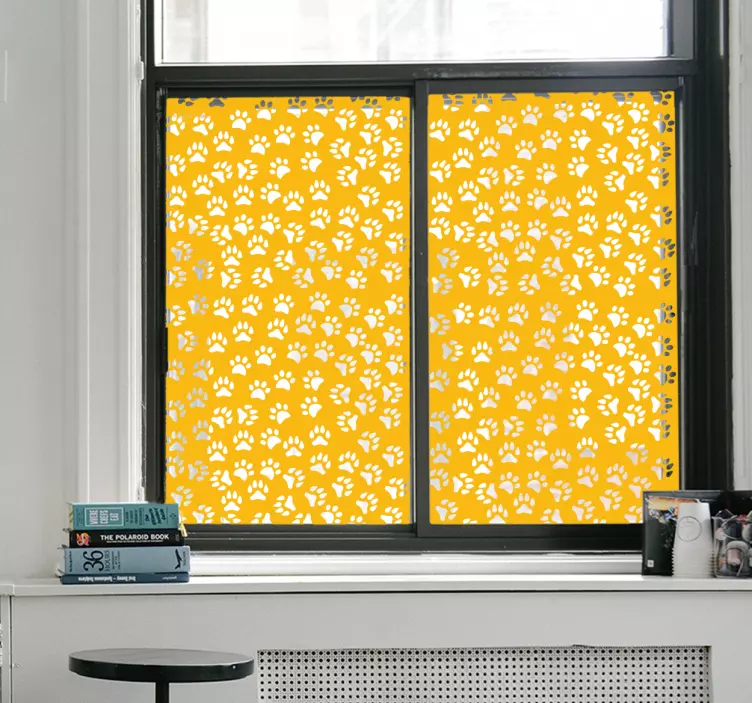 Katzen Sticker pfotenabdruckmuster - TenStickers