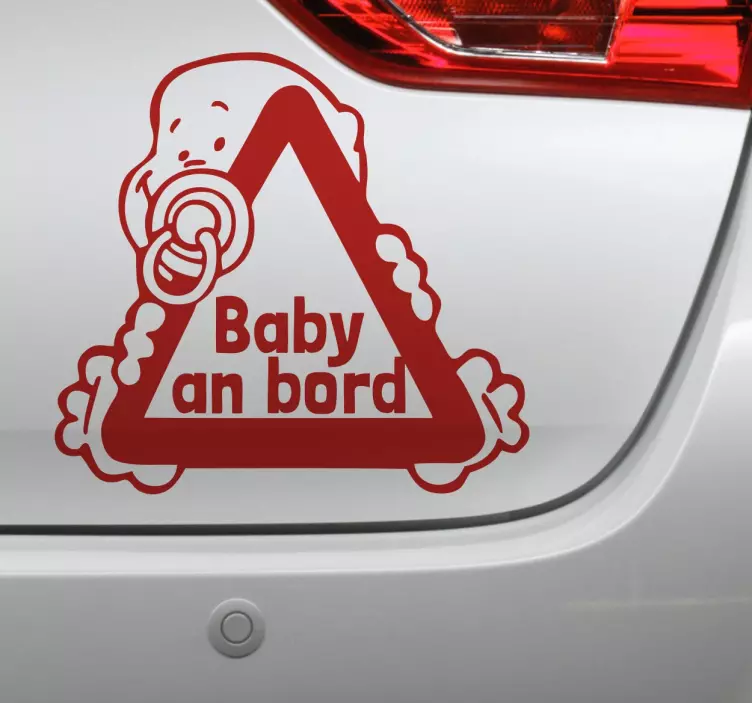 Autoaufkleber Kleinkind im Auto - TenStickers