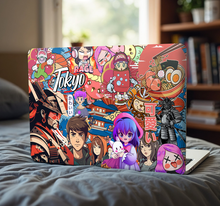 Laptop Aufkleber anime-aufkleberbombe - TenStickers