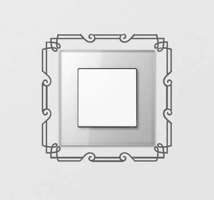 Lichtschalter Sticker artistisch - TenStickers