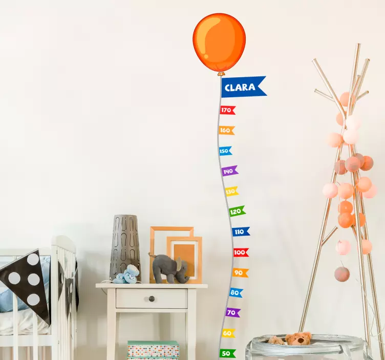 Messlatte Kind Luftballon - TenStickers