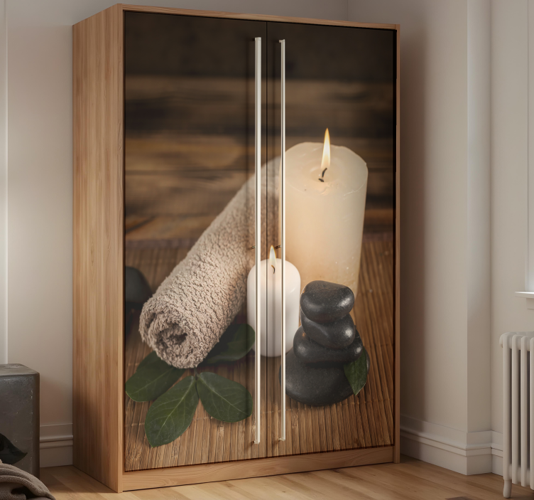 Möbelfolie ruhige badezimmerszene - TenStickers