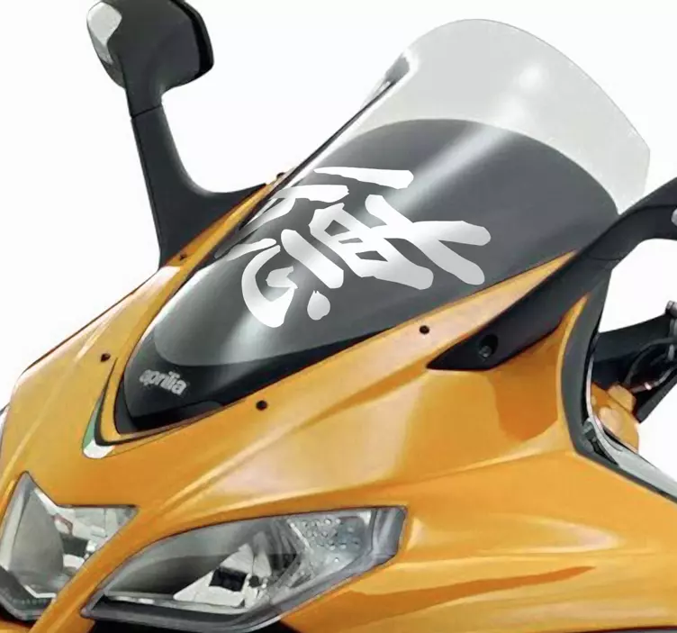 Motorrad Aufkleber chinesisches Zeichen - TenStickers