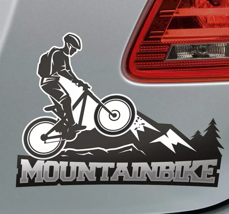 Mountainbike-wandaufkleber - TenStickers