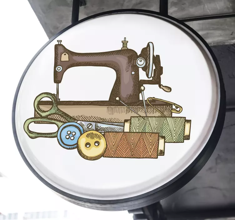 Nähzeug Wall Art Sticker - TenStickers