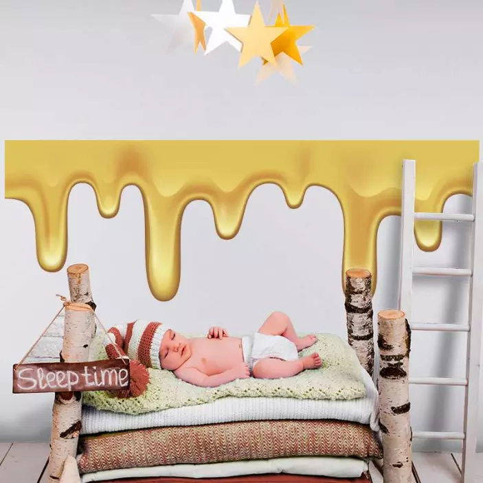 Laptop Aufkleber Tropfender honig - TenStickers